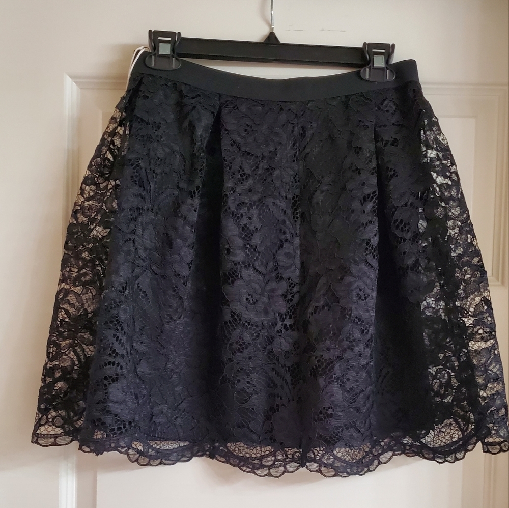 Lace Mini Skirt Fully Lined NEW